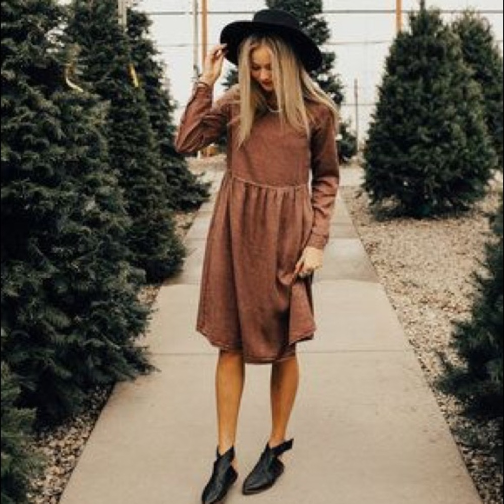 Roolee Mulberry Creek dress -looks maroon/purple